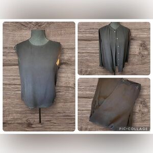 Due Per Due 100% Silk 3-Piece Outfit